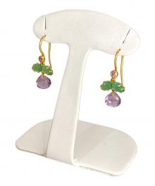 Marie-Helene de Taillac（マリーエレーヌドゥタイヤック）の古着「ストーン付ピアス」