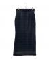 Mame Kurogouchi (マメクロゴウチ) Cracted Tweed Skirt ツイード スリット ロングスカート ブラック サイズ:2：30000円