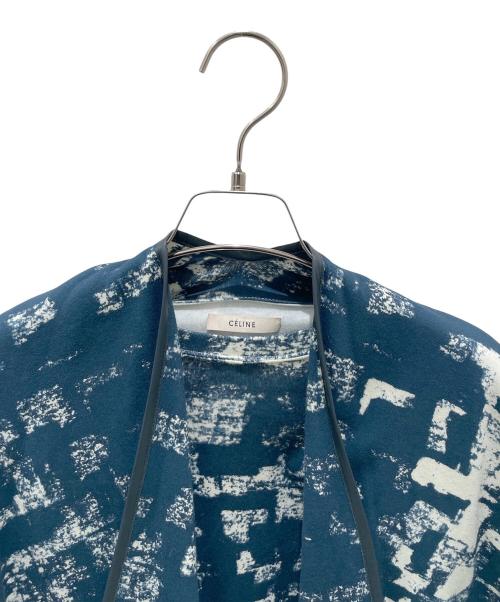 CELINE（セリーヌ）CELINE (セリーヌ) デザインカットソー ブルー サイズ:XSの古着・服飾アイテム