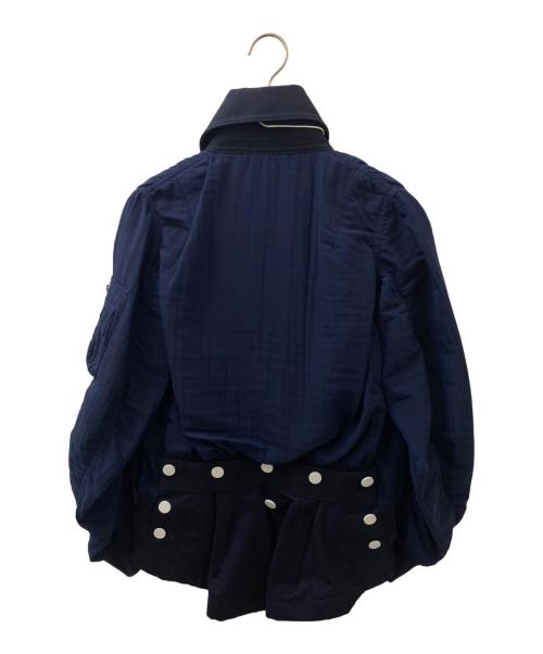 sacai（サカイ）sacai (サカイ) デザインジャケット ネイビー サイズ:1の古着・服飾アイテム