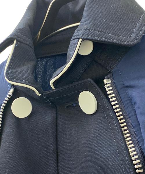sacai（サカイ）sacai (サカイ) デザインジャケット ネイビー サイズ:1の古着・服飾アイテム