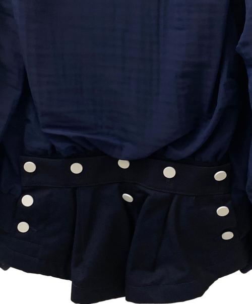 sacai（サカイ）sacai (サカイ) デザインジャケット ネイビー サイズ:1の古着・服飾アイテム