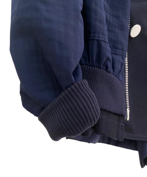 sacai（サカイ）sacai (サカイ) デザインジャケット ネイビー サイズ:1の古着・服飾アイテム