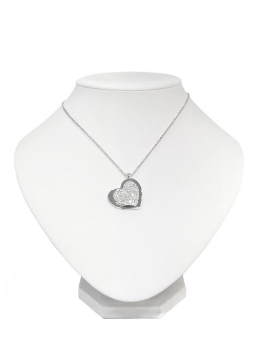 PIAGET（ピアジェ）PIAGET (ピアジェ) ダイヤモンドハートビートネックレスの古着・服飾アイテム