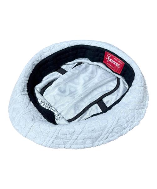 SUPREME（シュプリーム）SUPREME (シュプリーム) Terry Pattern Crusher 23SS バケットハット ライトグレー サイズ:SMALL/MEDIUMの古着・服飾アイテム