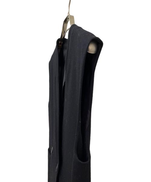 DEPAREILLE（デパリエ）DEPAREILLE (デパリエ) ウールツイルジレ ブラック サイズ:38の古着・服飾アイテム