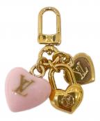 LOUIS VUITTONルイ ヴィトン）の古着「マイクロチャームLVハート」｜ゴールド