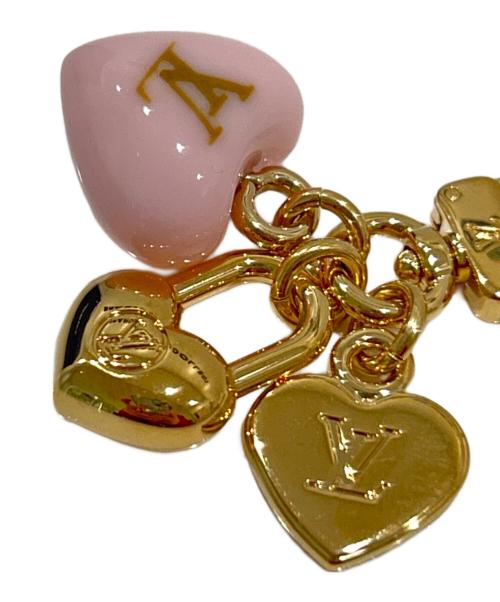 LOUIS VUITTON（ルイ ヴィトン）LOUIS VUITTON (ルイ ヴィトン) マイクロチャームLVハート ゴールドの古着・服飾アイテム