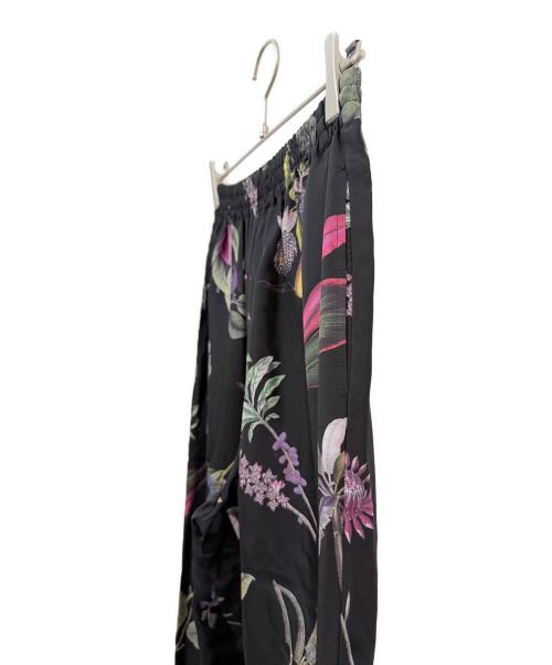 CABAN（キャバン）CABAN (キャバン) シルクボタニカルパンツ ブラック サイズ:Freeの古着・服飾アイテム