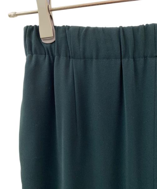 ENFOLD（エンフォルド）ENFOLD (エンフォルド) PEダブルクロス Relax TROUSERS グリーン サイズ:38の古着・服飾アイテム