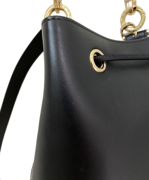 BVLGARI（ブルガリ）BVLGARI (ブルガリ) ビーゼロワン バケットバッグ アイボリー×ブラックの古着・服飾アイテム
