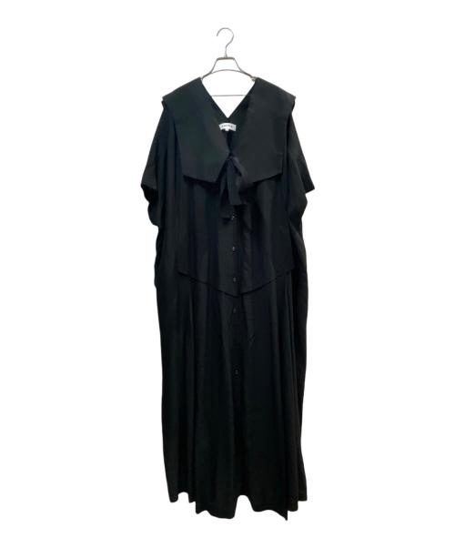 ENFOLD（エンフォルド）ENFOLD (エンフォルド) MAXI DRESS オーバーコート ワンピース ブラック サイズ:38の古着・服飾アイテム