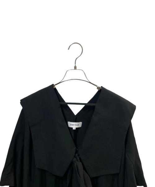 ENFOLD（エンフォルド）ENFOLD (エンフォルド) MAXI DRESS オーバーコート ワンピース ブラック サイズ:38の古着・服飾アイテム