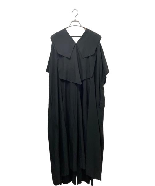 ENFOLD（エンフォルド）ENFOLD (エンフォルド) MAXI DRESS オーバーコート ワンピース ブラック サイズ:38の古着・服飾アイテム