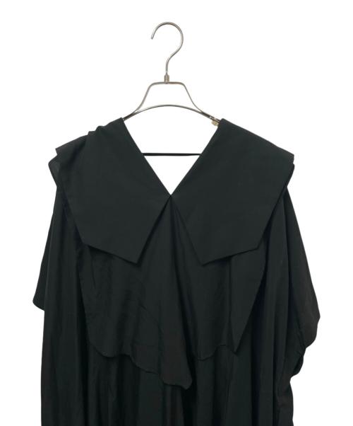 ENFOLD（エンフォルド）ENFOLD (エンフォルド) MAXI DRESS オーバーコート ワンピース ブラック サイズ:38の古着・服飾アイテム