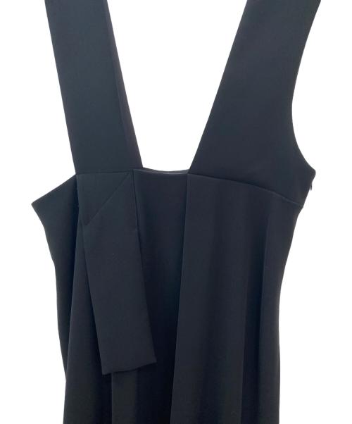 ENFOLD（エンフォルド）ENFOLD (エンフォルド) STRAP JUMPER-SKIRT ブラック サイズ:36の古着・服飾アイテム