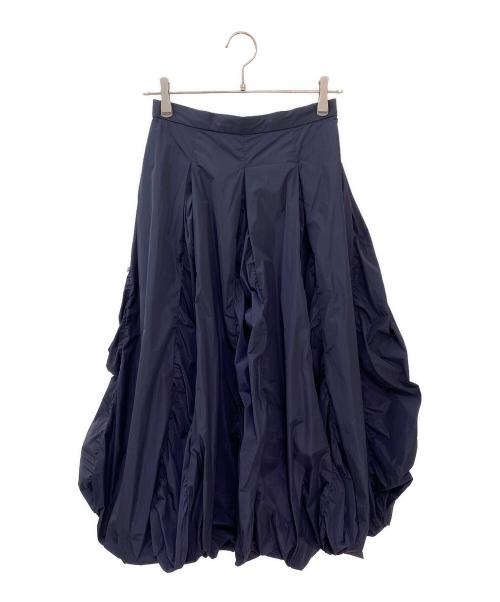 ENFOLD（エンフォルド）ENFOLD (エンフォルド) TUCK-BALLOON SKIRT ネイビー サイズ:36の古着・服飾アイテム