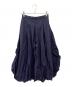 ENFOLD（エンフォルド）の古着「TUCK-BALLOON SKIRT」｜ネイビー