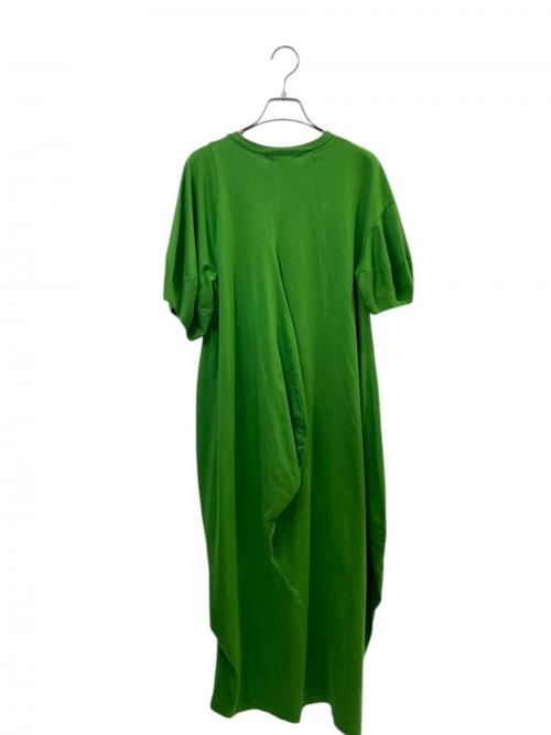 ENFOLD（エンフォルド）ENFOLD (エンフォルド) ハイゲージスビン天竺 Ball ドレープ DR グリーン サイズ:36の古着・服飾アイテム