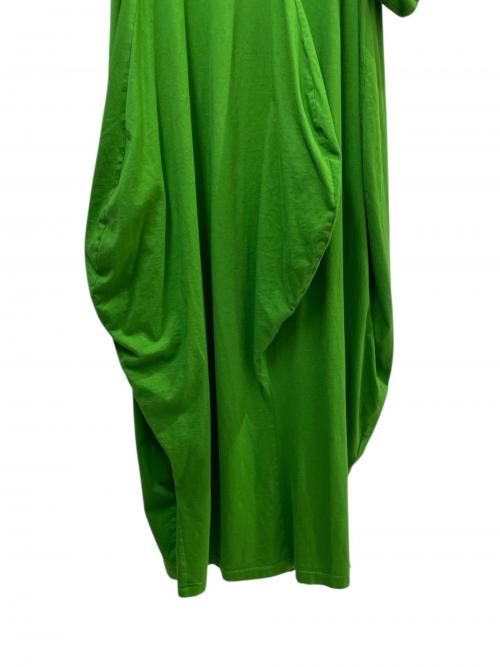 ENFOLD（エンフォルド）ENFOLD (エンフォルド) ハイゲージスビン天竺 Ball ドレープ DR グリーン サイズ:36の古着・服飾アイテム