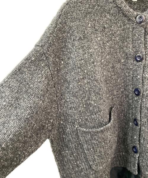 ENFOLD（エンフォルド）ENFOLD (エンフォルド) ASYMMETRY-HEM LAYERED CARDIGAN グレー サイズ:38の古着・服飾アイテム