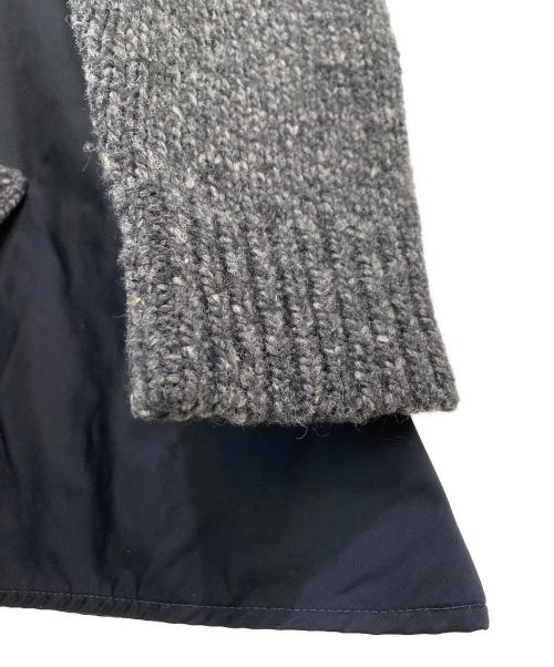 ENFOLD（エンフォルド）ENFOLD (エンフォルド) ASYMMETRY-HEM LAYERED CARDIGAN グレー サイズ:38の古着・服飾アイテム