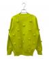 ENFOLD (エンフォルド) FLOWER KNIT PULLOVER 黄緑 サイズ:38：15000円