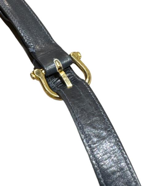 CELINE（セリーヌ）CELINE (セリーヌ) Cマカダム 	サルキー ショルダーバッグ ネイビーの古着・服飾アイテム