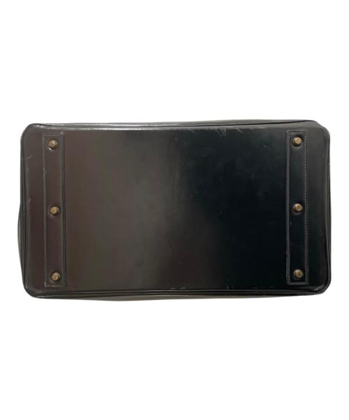 HERMES（エルメス）HERMES (エルメス) オータクロア45/ゴールド金具/ボックスカーフ/〇A:1971年/ブラック ブラックの古着・服飾アイテム