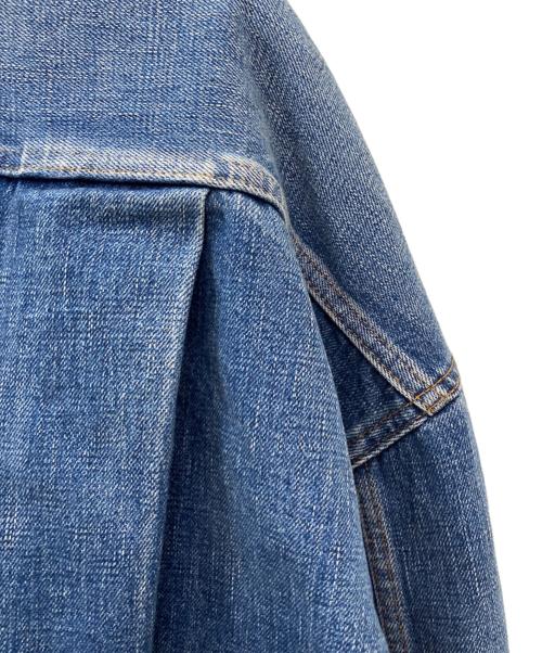 HYKE（ハイク）HYKE (ハイク) BALLOON SLEEVE DENIM JACKET TYPE2 インディゴ サイズ:2の古着・服飾アイテム
