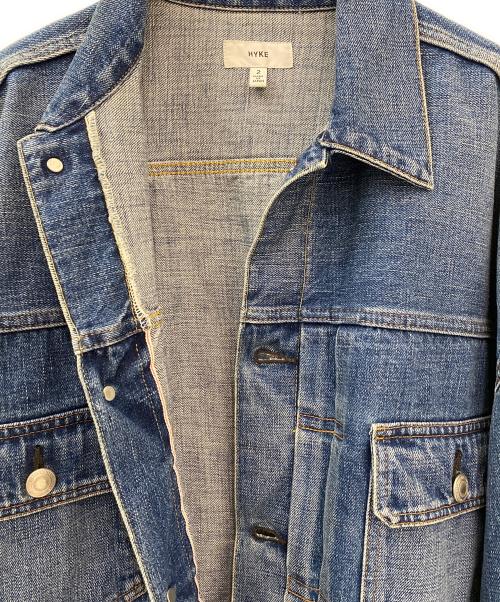 HYKE（ハイク）HYKE (ハイク) BALLOON SLEEVE DENIM JACKET TYPE2 インディゴ サイズ:2の古着・服飾アイテム