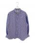 HYKE（ハイク）の古着「CHECKED SHEER SLEEVE SHIRT」｜ブルー
