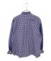 HYKE (ハイク) CHECKED SHEER SLEEVE SHIRT ブルー サイズ:2：17000円