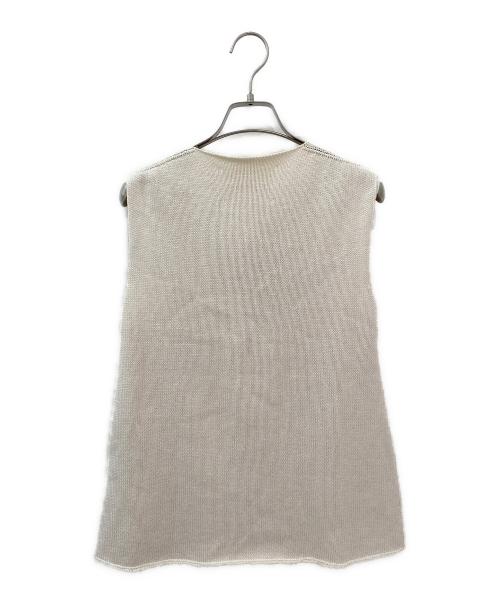 JIL SANDER（ジルサンダー）JIL SANDER (ジルサンダー) ノースリーブニット アイボリー サイズ:34の古着・服飾アイテム