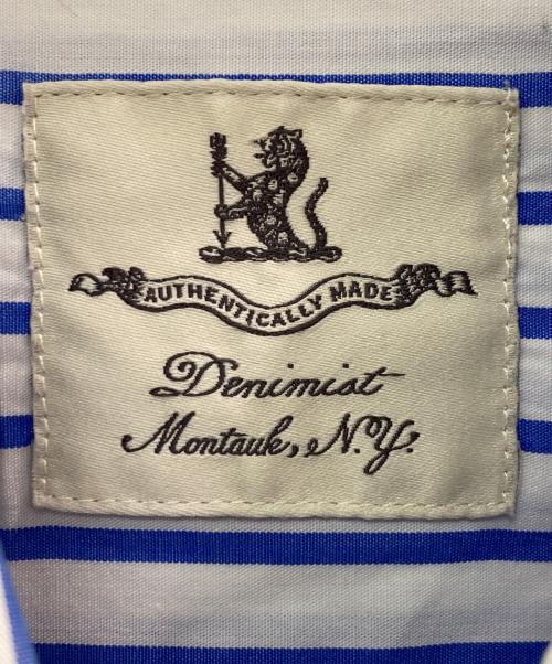 denimist（デニミスト）denimist (デニミスト) ストライプシャツ ブルー サイズ:Sの古着・服飾アイテム