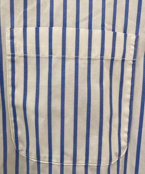 denimist（デニミスト）denimist (デニミスト) ストライプシャツ ブルー サイズ:Sの古着・服飾アイテム