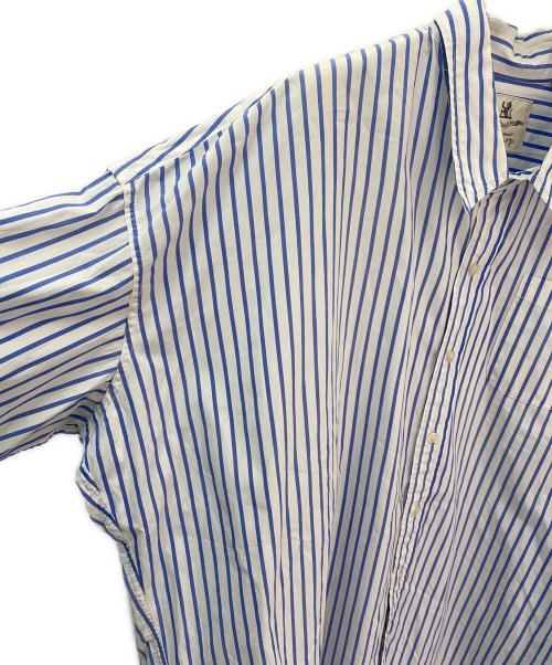 denimist（デニミスト）denimist (デニミスト) ストライプシャツ ブルー サイズ:Sの古着・服飾アイテム