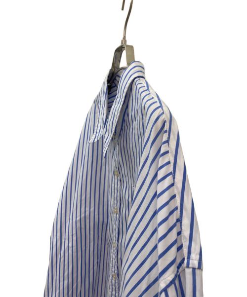 denimist（デニミスト）denimist (デニミスト) ストライプシャツ ブルー サイズ:Sの古着・服飾アイテム