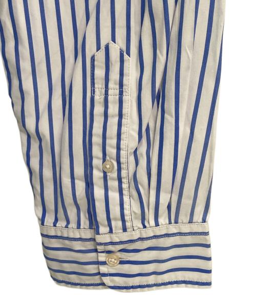 denimist（デニミスト）denimist (デニミスト) ストライプシャツ ブルー サイズ:Sの古着・服飾アイテム