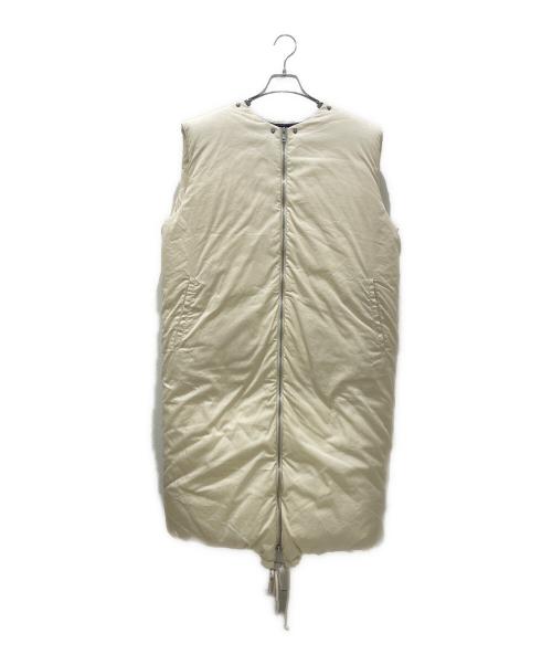 CELINE（セリーヌ）CELINE (セリーヌ) ダウンベストコート アイボリー サイズ:38の古着・服飾アイテム