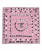 CHANELシャネル）の古着「ココマークシルクスカーフ」｜ピンク