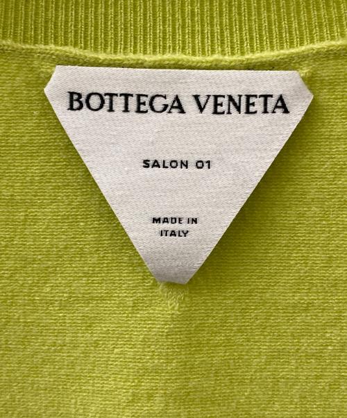 BOTTEGA VENETA（ボッテガベネタ）BOTTEGA VENETA (ボッテガベネタ) ノースリーブニット 黄緑 サイズ:Sの古着・服飾アイテム