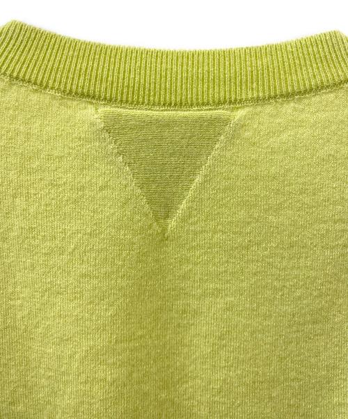 BOTTEGA VENETA（ボッテガベネタ）BOTTEGA VENETA (ボッテガベネタ) ノースリーブニット 黄緑 サイズ:Sの古着・服飾アイテム