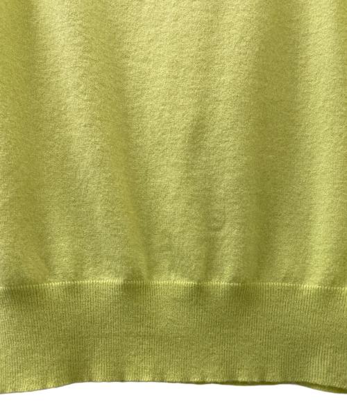 BOTTEGA VENETA（ボッテガベネタ）BOTTEGA VENETA (ボッテガベネタ) ノースリーブニット 黄緑 サイズ:Sの古着・服飾アイテム