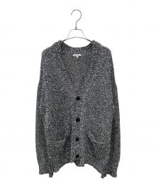 BLAMINK（ブラミンク）の古着「オーバーサイズ コットン カーディガン」｜ブラック