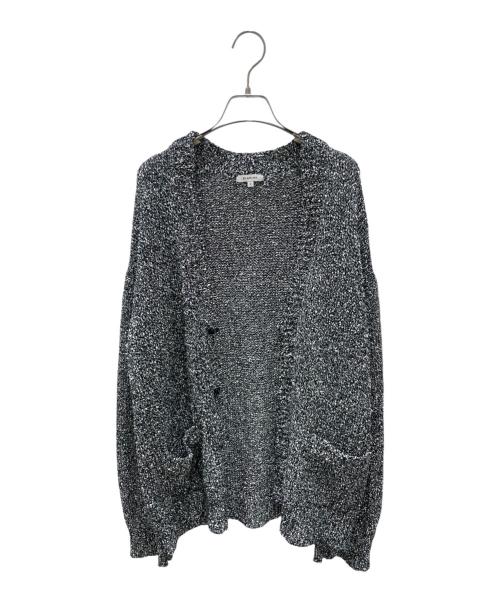 BLAMINK（ブラミンク）BLAMINK (ブラミンク) オーバーサイズ コットン カーディガン ブラック サイズ:Mの古着・服飾アイテム