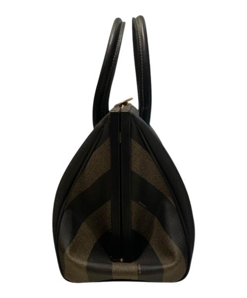 FENDI（フェンディ）FENDI (フェンディ) ペカン柄ハンドバッグ ブラウンの古着・服飾アイテム