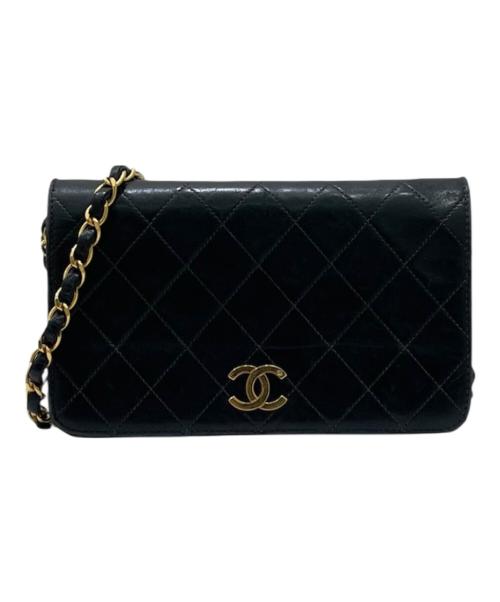 CHANEL（シャネル）CHANEL (シャネル) チェーンショルダーバッグ ブラックの古着・服飾アイテム