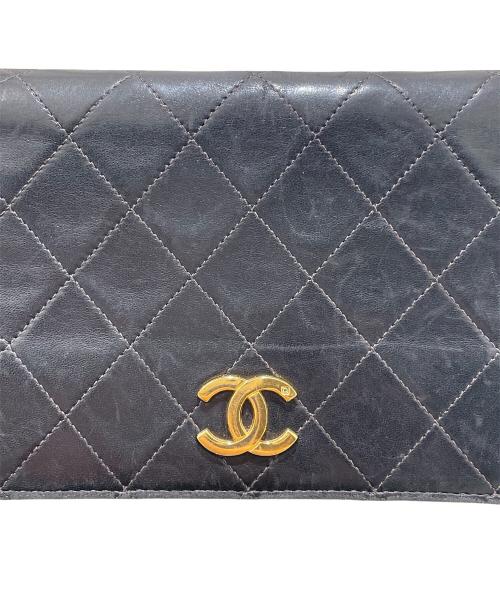 CHANEL（シャネル）CHANEL (シャネル) チェーンショルダーバッグ ブラックの古着・服飾アイテム