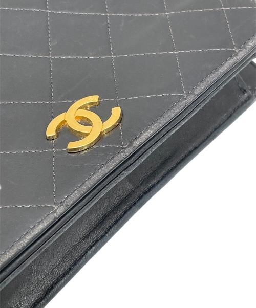 CHANEL（シャネル）CHANEL (シャネル) チェーンショルダーバッグ ブラックの古着・服飾アイテム